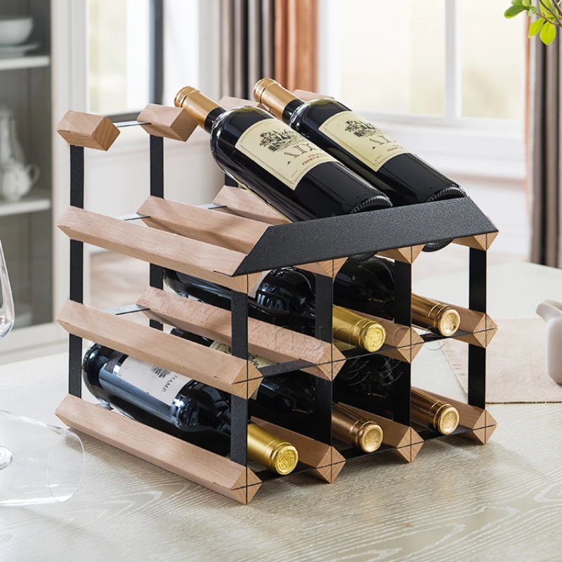 Wine Rack Modern Fashion Red Wine Bottle Rack House Decoration Bar Cabinet Display Storage Rack Creative Wine Shelf