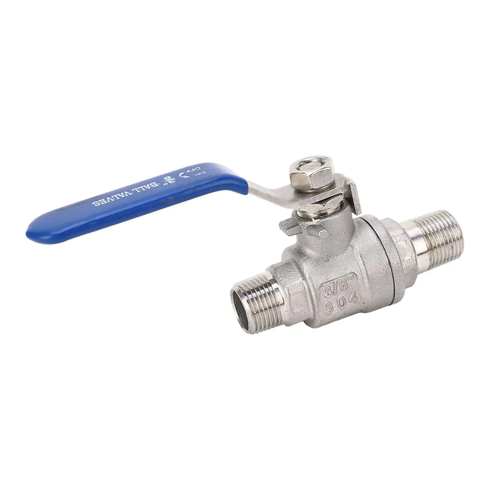 3/8in NPT Stainless Steel Full Port Ball Valve DN10-Durable Sealing for mechanical Equipment