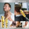 HATTEKER Professional Hair Clippers for Men, Cordless Metal Barber Clippers and Trimmers Set, Clippers for Hair Cutting Kit 2