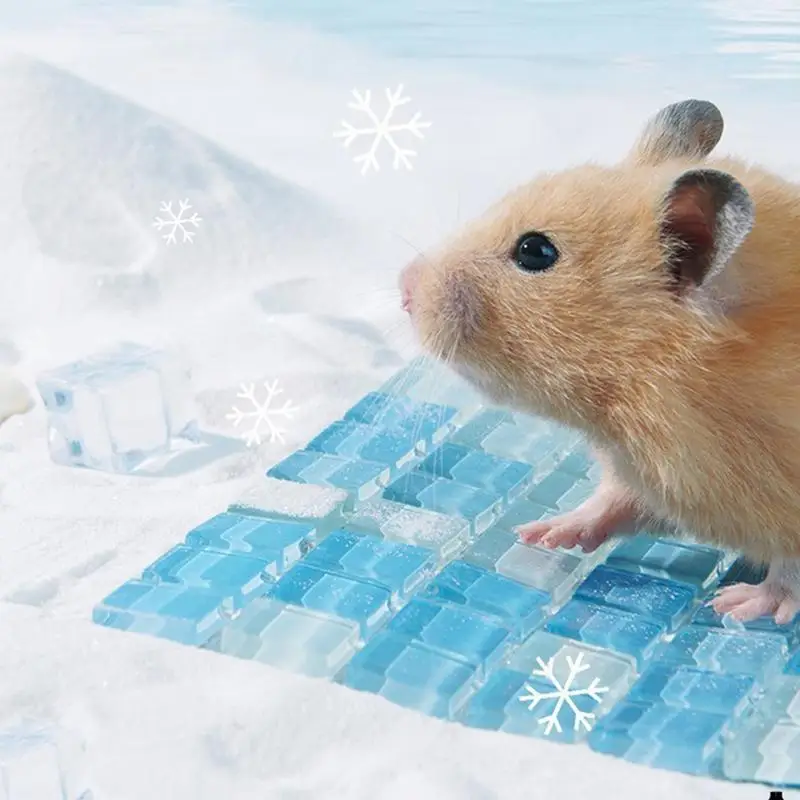 Chinchilla Cooling Stone Ice Pad Summer Bed For Hamster Pet Supplies Hamster Cooling Mat Pet Heat Dissipation Plate For