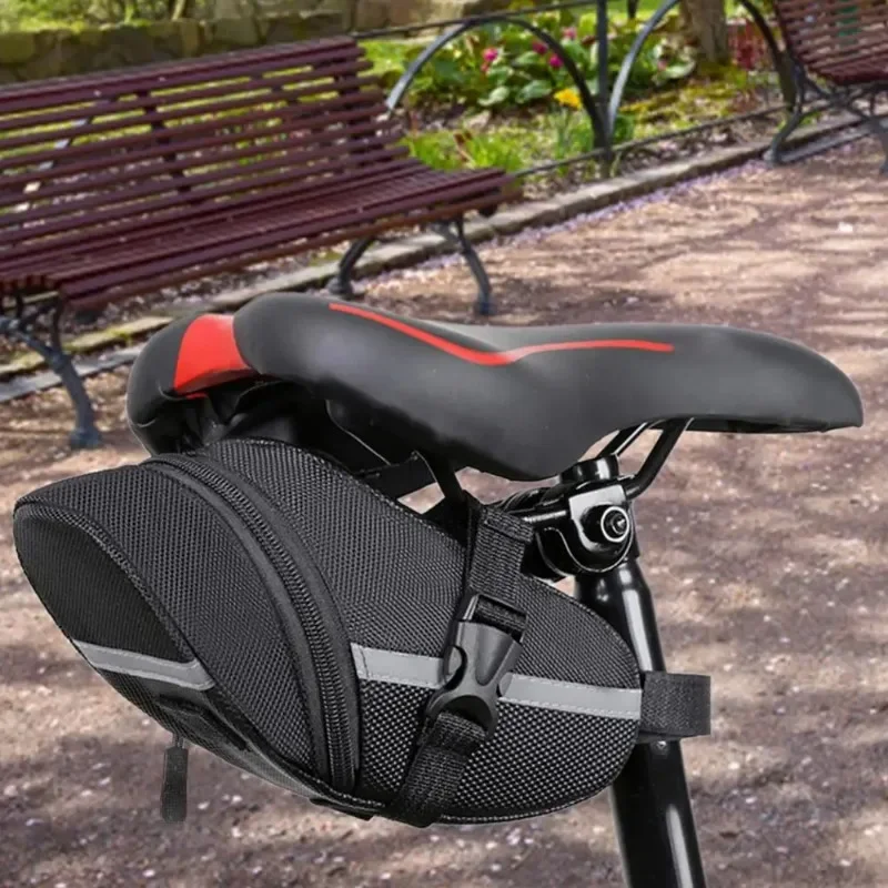 Bicycle Waterproof Saddle Bag Reflective Tail Bag Mountain Universal Rear Bag  Outdoor  Bicycle  Accessories  Practical