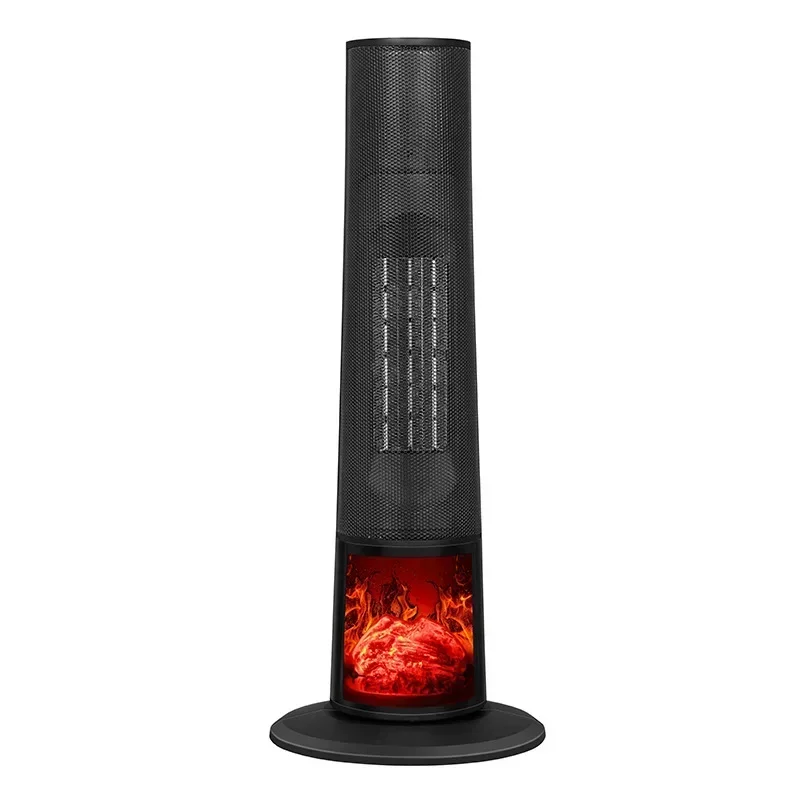 3D Dynamic Flame Electric Fireplace Heater Simulation Tower Flame Mountain Home Heaters Bedroom Bathroom Small Heat Blower