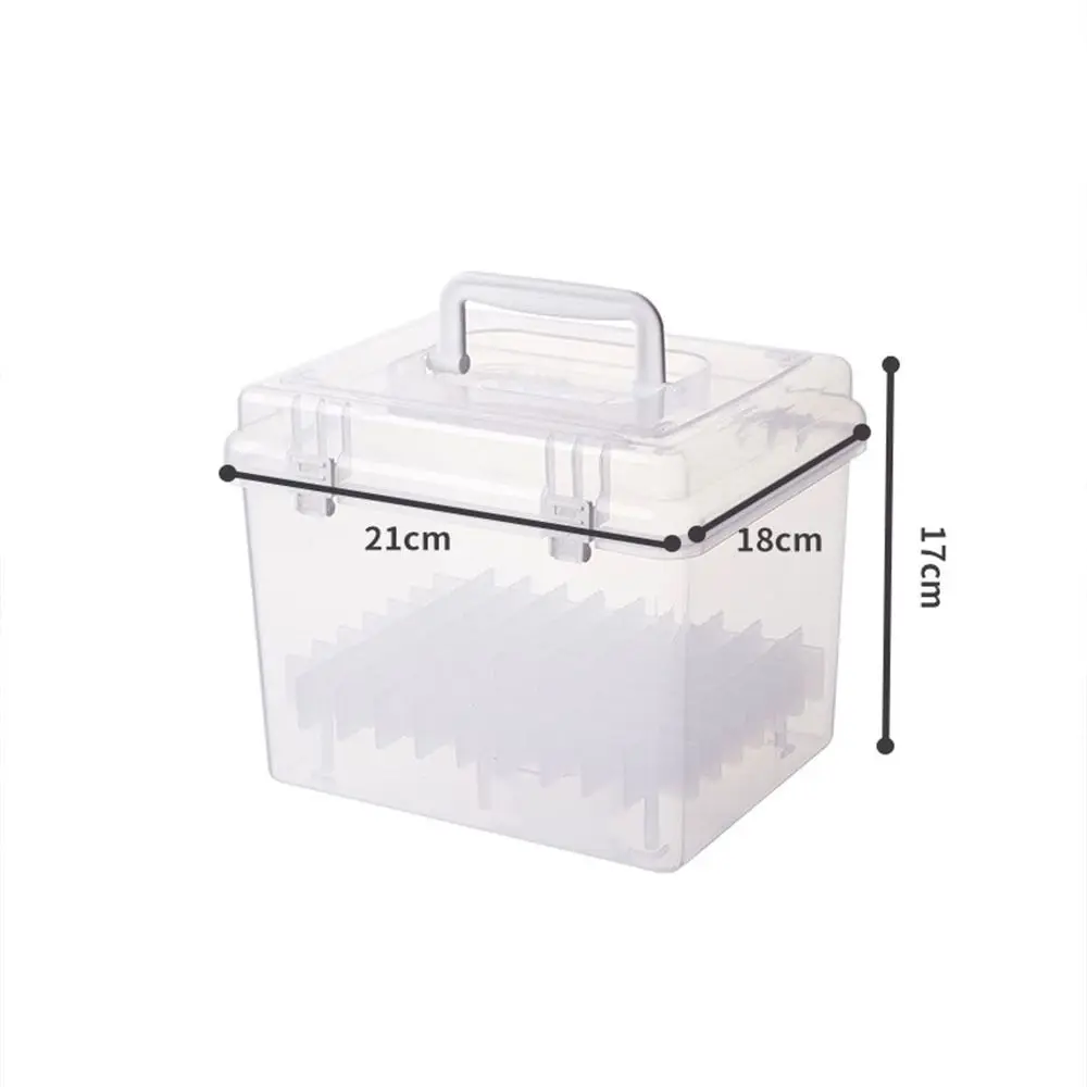 Transparent Marker Box Storage Box 80pcs Plastic Transparent Box Portable Watercolor Marker Box Case School Supplies 6
