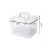 Transparent Marker Box Storage Box 80pcs Plastic Transparent Box Portable Watercolor Marker Box Case School Supplies 6