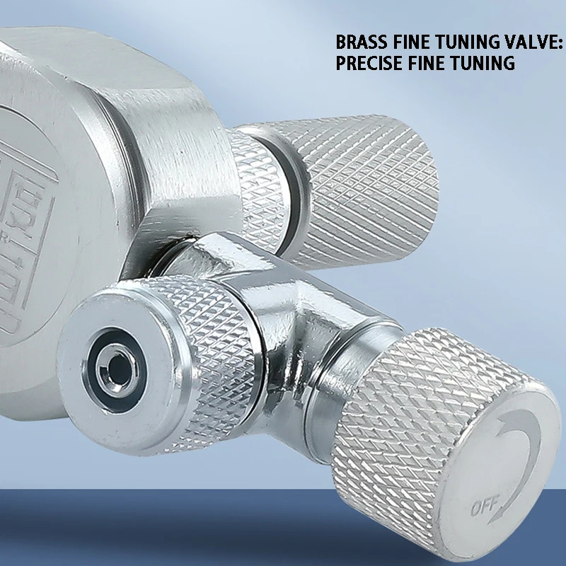 Stainless steel multi-channel Aquarium CO2 separator distributor check valve fish tank CO2 generator CO2 regulator accessories 4