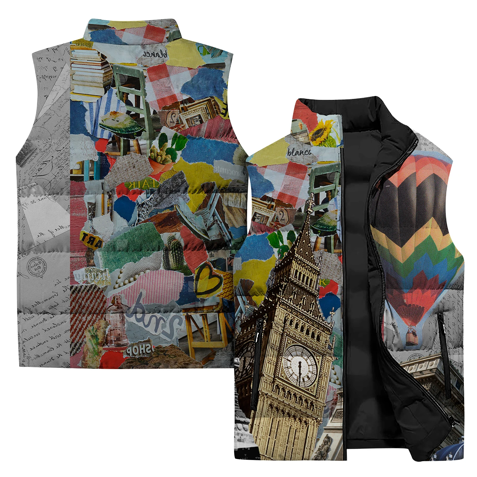 thumbnail image 1 of Chaquetas de invierno de nuevo estilo para hombre, abrigos casuales y versátiles para el frío, chalecos para hombre cómodos y cálidos, ropa para hombre, 1 of 5