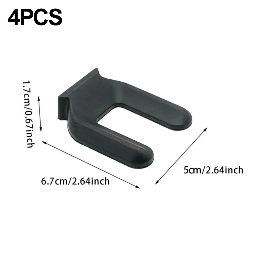 4 יחידות מזרנים פלסטיק לרהיטים כיסא גלגל עציץ רגלי רהיטים רצועות אנטי החלקה מגן רצפה