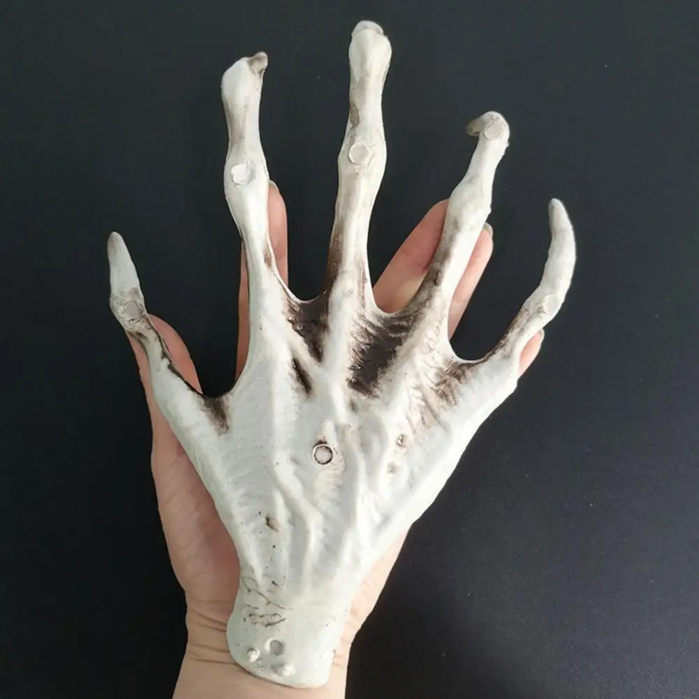 

Spooky Skeleton Hand Skeleton Hand Spooky Halloween Skeleton Hands Realistic Life Size Props for Haunted House Ghost Festival