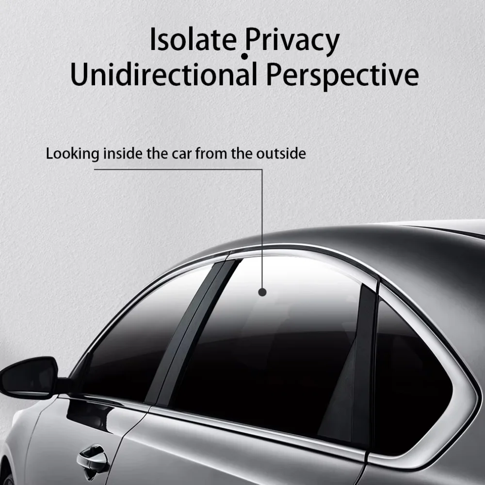 50cmx3m Car Window Privacy Film Auto Vinyl Anti Look Dark Glass Foils Sticker Summer Solar UV Films Protector Accessories