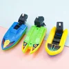 1PCS Speed Boat Clockwork Toys Ship Wind Up Toy Float In Water Kids Toys Classic Bathtub Shower Bath Toy for Children Boys Toys 1