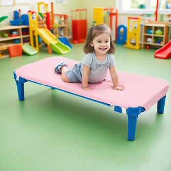 Copri lenzuola per lettino per bambini e età prescolare 23" L x 51" L Confezione lenzuola per l'asilo nido Dimensioni standard Poliestere traspirante Prescho