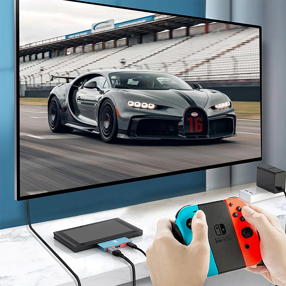 Adaptador multifuncional para Nintendo Switch, Game Docking