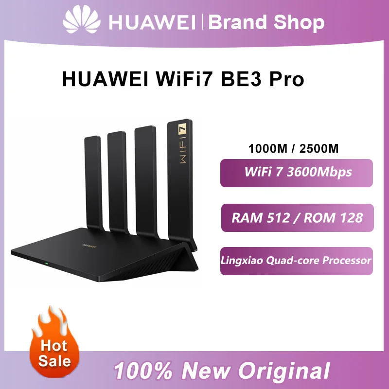 2023 NEW Original Huawei BE3 Pro Wi-Fi 7 Router Dual Band 1000M