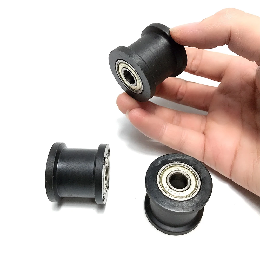 For Abdominal Machine 6000Z Bearing Rollers Black Weight Support Inner Diameter 10mm Large Outer Diameter 39mm