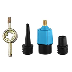 Inflatable Boat and Kayak Air Pump Adapter with 4 Nozzles (Pump Valve)