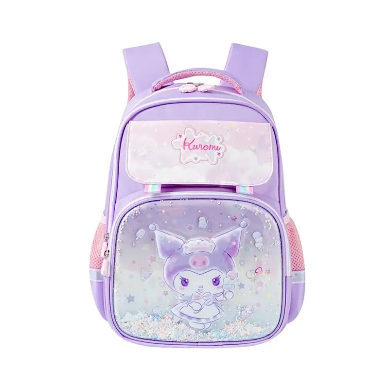 

Sanrioed Kuromi Melody Cinnamoroll Children Backpack Cute Schoolbag Student Cartoon Large Capacity Shoulder Bag Gift for Friend