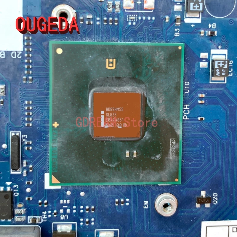 Ougeda Ba9206381b Ba92-06381a Ba41-01219a Bremen-c para Samsung Np-r540 R540 Portátil Placa-mãe Hm55 Ddr3 Cpu Livre Completo Testado - Imagem 5