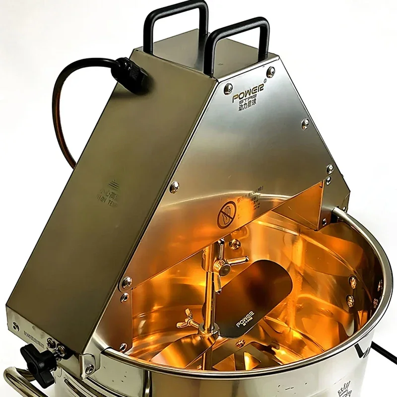 Food Stirrer Pot 10L Stir-fry Machine Food Jam Sauce Mixing Wok 220V Automatic Stir Fry Machine 2