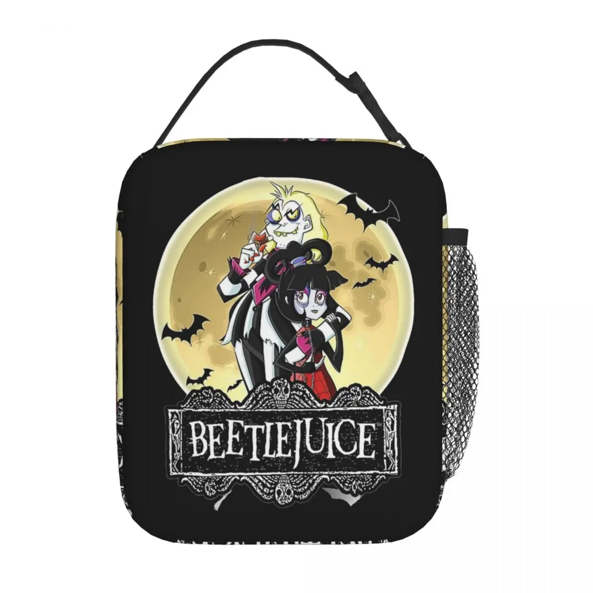 

New Beetlejuice Movie Comedy Insulated Lunch Bag Food Bag Portable Cooler Thermal Lunch Boxes For Travel