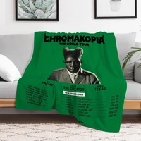 Tyler CHROMAKOPIA The Creator Hip Pop Music Blanket Downy Fluffy Soft Blankets for Decorative Sofa Luxury Designer Bedding Plaid 1