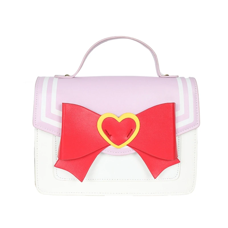 Women JK Uniform Bag Handbag Purse PU Leather Shoulder Crossbody Bag Tote Chain Satchel for Girls Gift