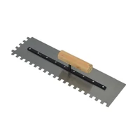 Assorted Notched Tile and Floor Trowel Grade Carbon Steel Trowel .Ergonomic Wood Grip Comfort Handle 1