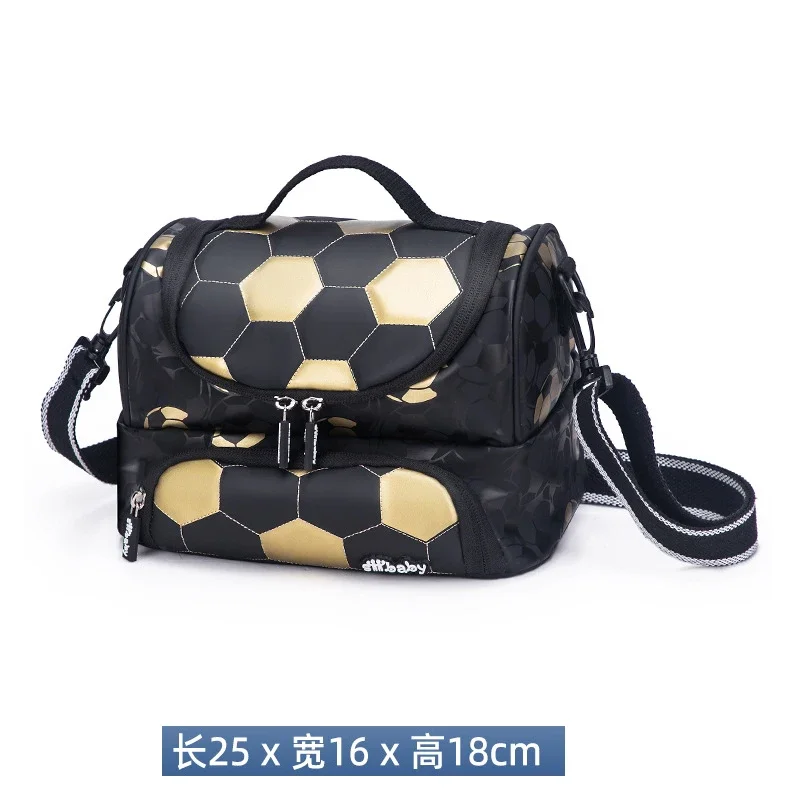 New 3D Cute Orthopedic School Bag For Boys Cartoon Football Backpack Kids Children High Capacity Waterproof 1-3 Grade Schoolbag 4