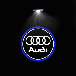 LED Car Door Logo Welcome Light (Blue Circle Audi)