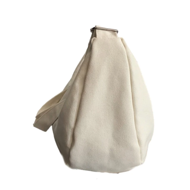 

Contemporary Canvas Dumpling BagJapanese Inspired Crossbody Purse for Women