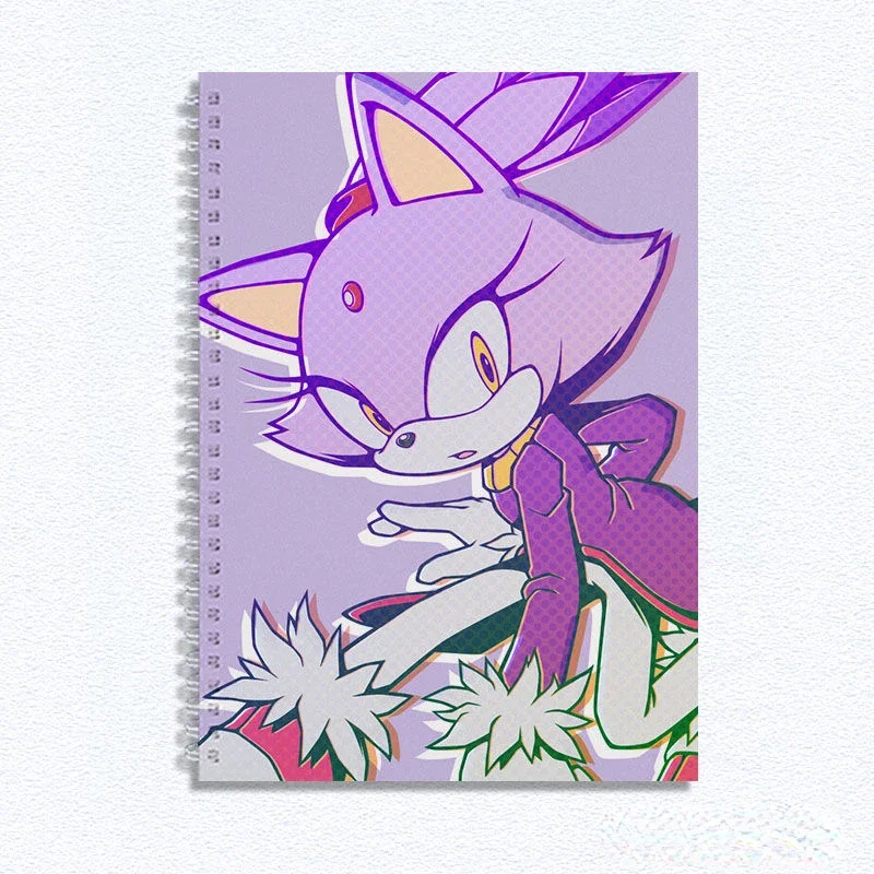 thumbnail image 1 of Nuevo cuaderno de dibujos animados Sonic The Hedgehog, periférico creativo de alto valor, B5/A4/8K, cuaderno de dibujo grueso, papelería para estudiantes, 1 of 5