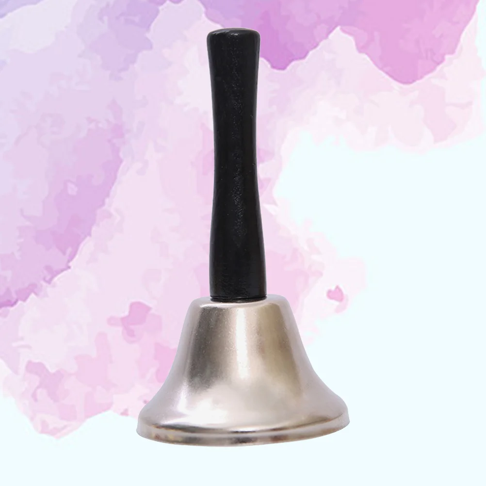 

4pcs Christmas Metal Bell Metal Hand Bell With Wooden Handles Christmas Bell Gifts For Kids Christmas School Wedding Festival