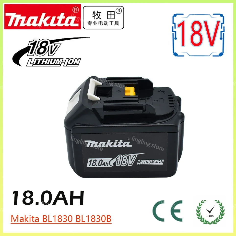 

Makita 18V 18.0Ah Rechargeable Battery ,For Makita BL1830 BL1830B BL1840 BL1840B BL1850 BL1850B Power Tools Battery