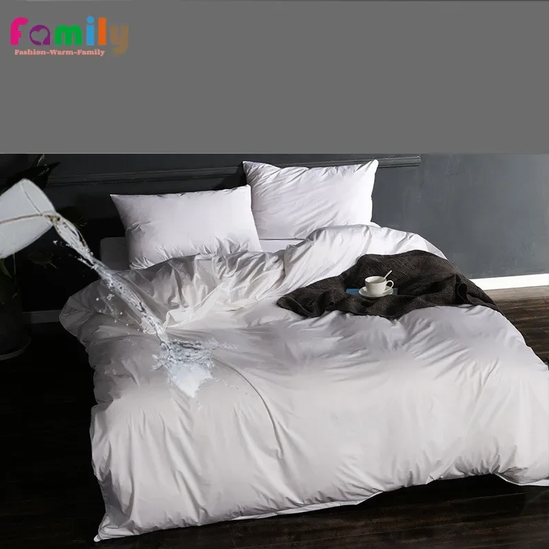 Copripiumino Impermeabile E Anallergico Con Cerniera – Protezione Anti-acaro Per Enuresi E Fuoriuscite – Singolo, Matrimoniale, King E Super King (260x220 Cm, Bianco)