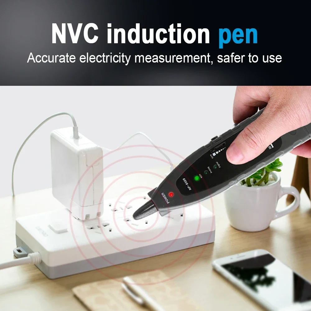 NOYAFA NF-8209 Cable Tracker Lan Display Measure Tester Network Tools LCD Display Measure Length Wiremap Tester 4