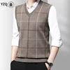 Men's Thickened Casual Sweater Tank Top Autumn and Winter Warm Men's Vest 4