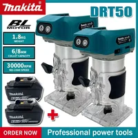 Makita DRT50 Cordless Trimmer Rechargeable Trimming Machine Brushless Slotting Tool Milling Woodwork Engraving Machine