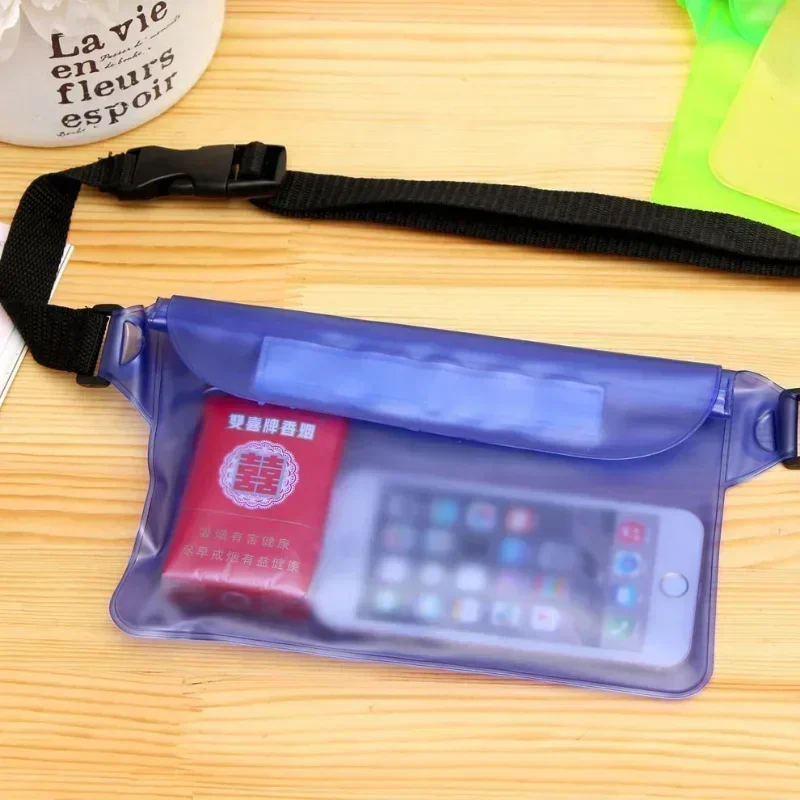 

3-layer Waterproof Sealing Rafting Diving Swimming Waist Bag Ski Veneer Underwater Drying Shoulder Bag Waist Bag Gym Bag