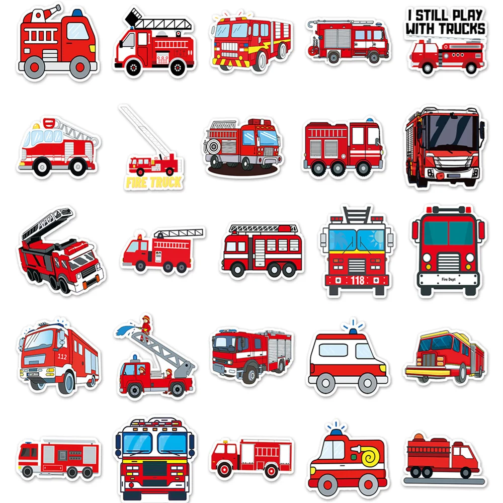 Рисунок 4 - Стикер «сделай сам» для пожарной машины