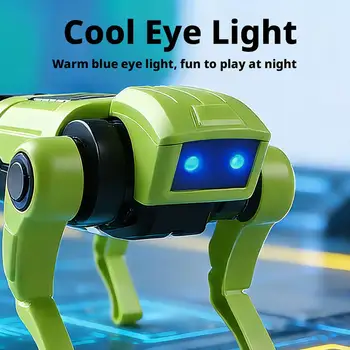 Robot Telecomandato per Bambini, Giocattolo Cane Meccanico, Set Educativo Scientifico Fai-da-Te, Modello Elettrico da Assemblare, Regalo per Ragazzi