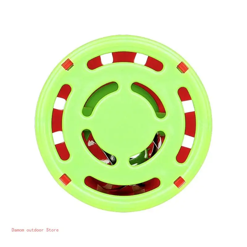 Oval Handle Baby Cage Bells Shaker Toy, Safe for Early Training Handheld Toy