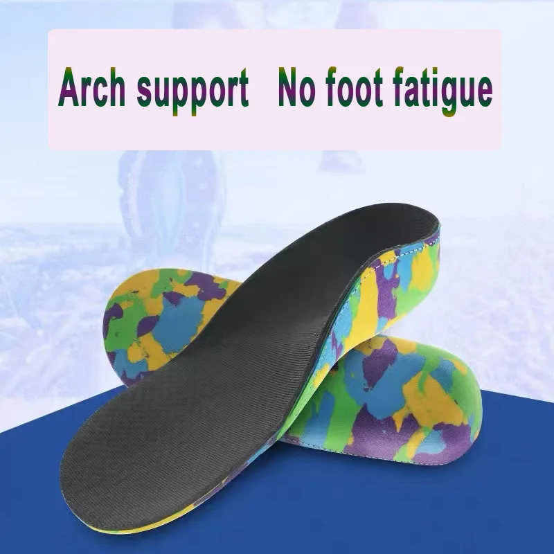 Flat Feet Template Arch Support Orthopedic Insoles,Kids Adults Plantar Fasciitis Heel Pain Orthotics Insole Sneakers Shoe Insert