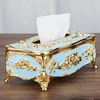 European tissue box, high-end hotel restaurant napkin extraction box, kitchen and living room tabletop tissue storage box 2