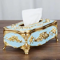 European tissue box, high-end hotel restaurant napkin extraction box, kitchen and living room tabletop tissue storage box 2