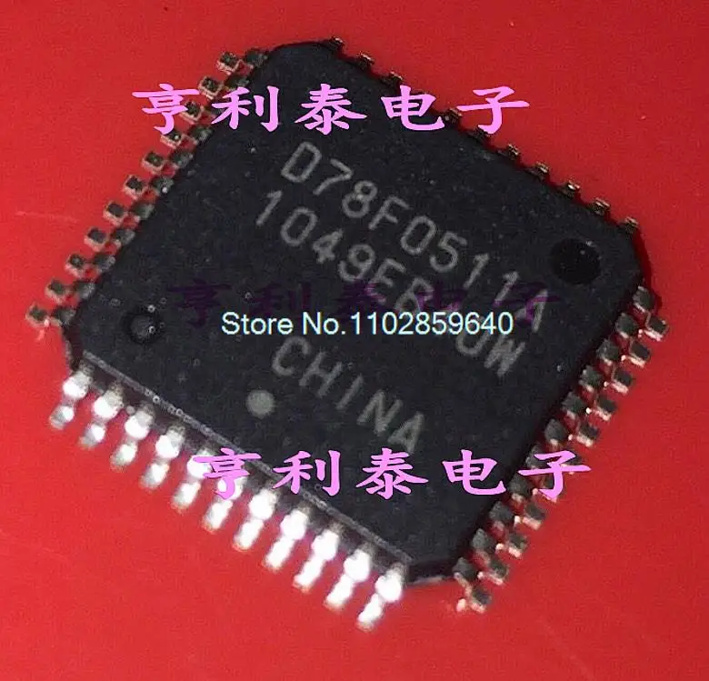 

5PCS/LOT UPD78F0511AGB-GAF-AX D78F0511A QFP-44