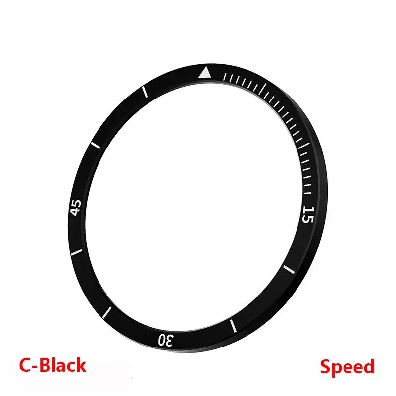 Decorative Stainless Steel Metal Bezel Ring - Protective Watch Cover Accessory