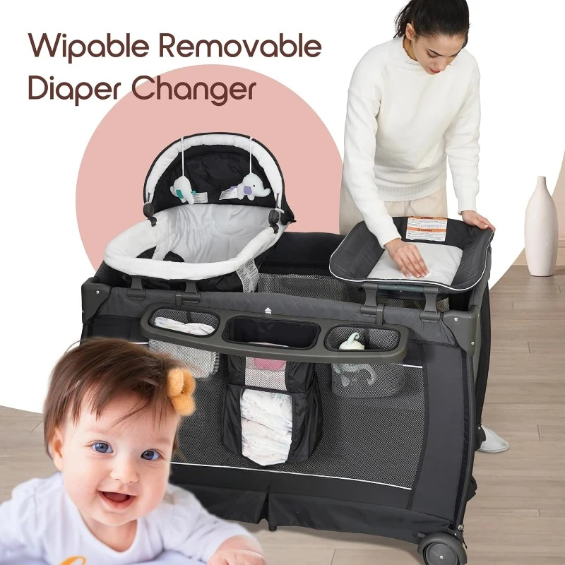 Black Deluxe Nursery Center 6