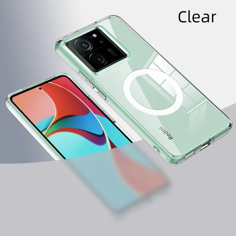 Airbags Shockproof Magnetic Wireless Charging Case Shell - Enhanced Protection Cover