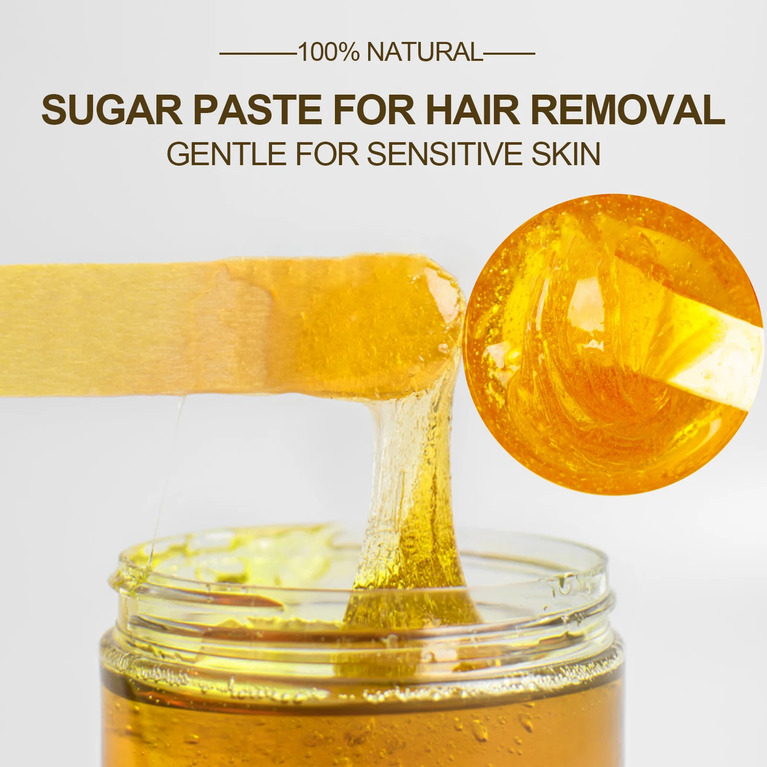 Hair Removal Wax 150g Painless Depilatory Honey Arms Legs Chests Natural Ingredient