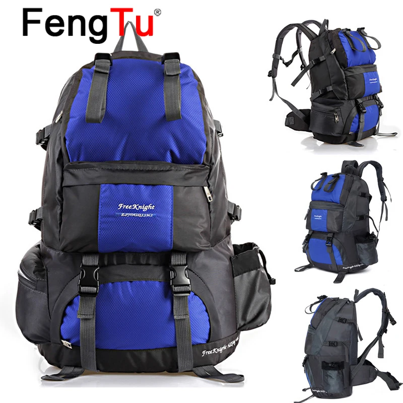 FengTu 50L Large Hiking Backpacks Unisex Waterproof Hiking Backpack Men