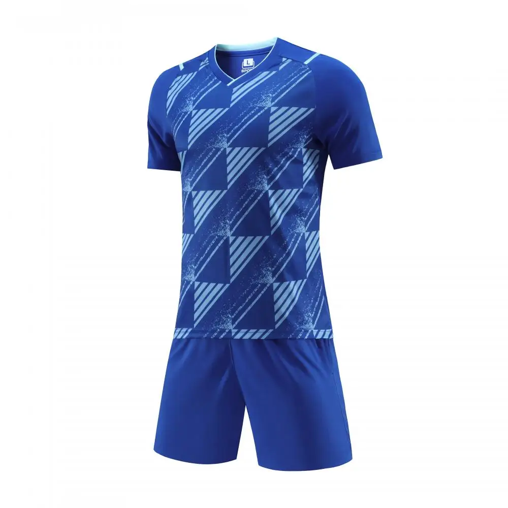 New New Design Football Uniform Kit High Quality KIDS Soccer Jersey Full Set Men Soccer Wear